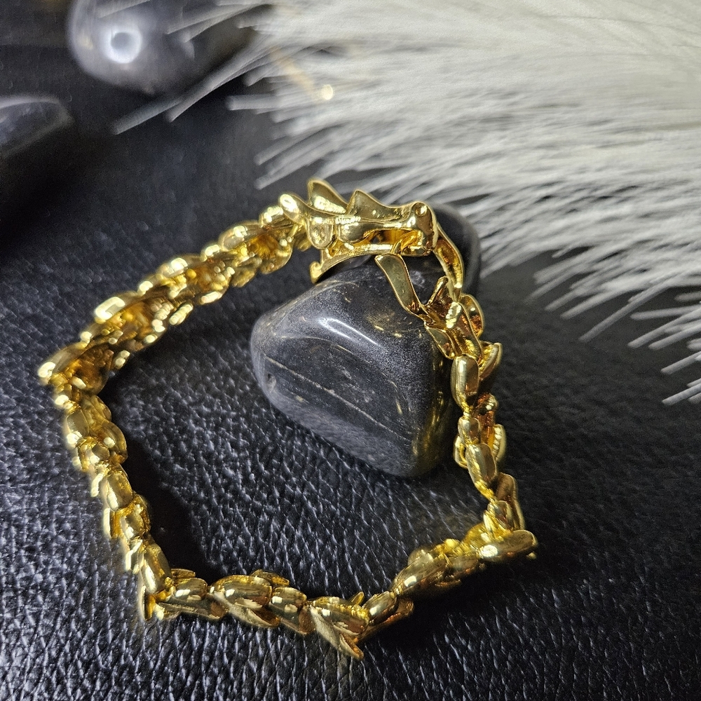 Men's Gold Dragon Bracelet